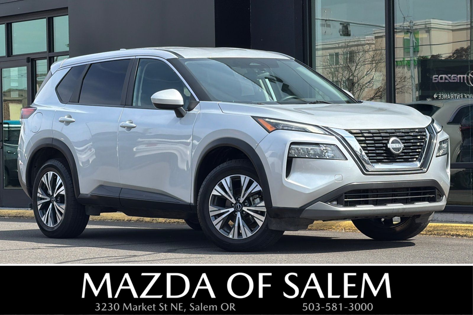 Brilliant Silver Metallic 2023 Nissan Rogue SUV / Crossover All-Wheel Drive Continuously Variable Transmission