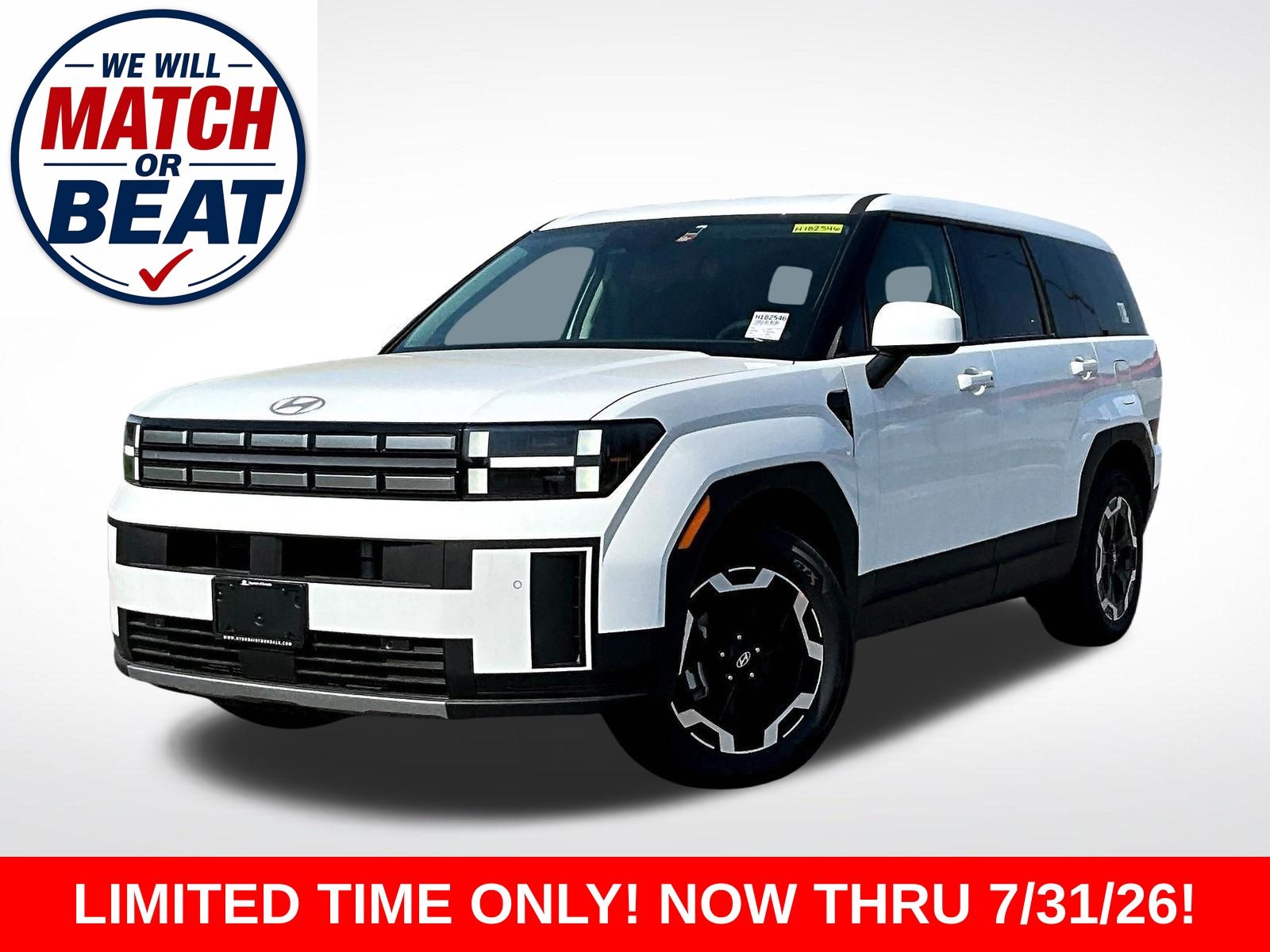 Serenity White 2026 Hyundai Santa Fe SUV / Crossover Front-Wheel Drive 8-Speed Automatic