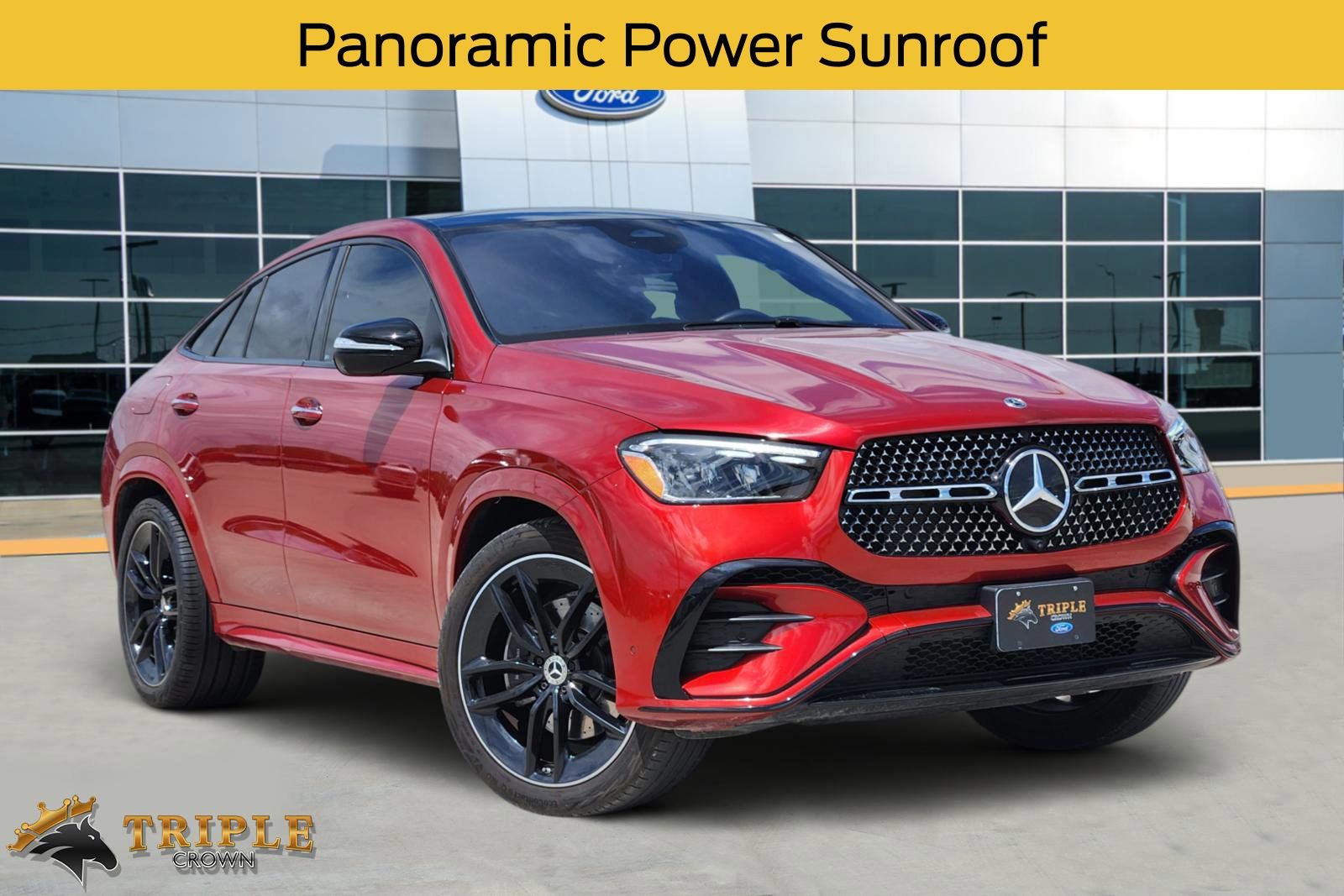 MANUFAKTUR Cardinal Red Metallic 2025 Mercedes-Benz GLE 450 4MATIC SUV / Crossover All-Wheel Drive 9-Speed Automatic