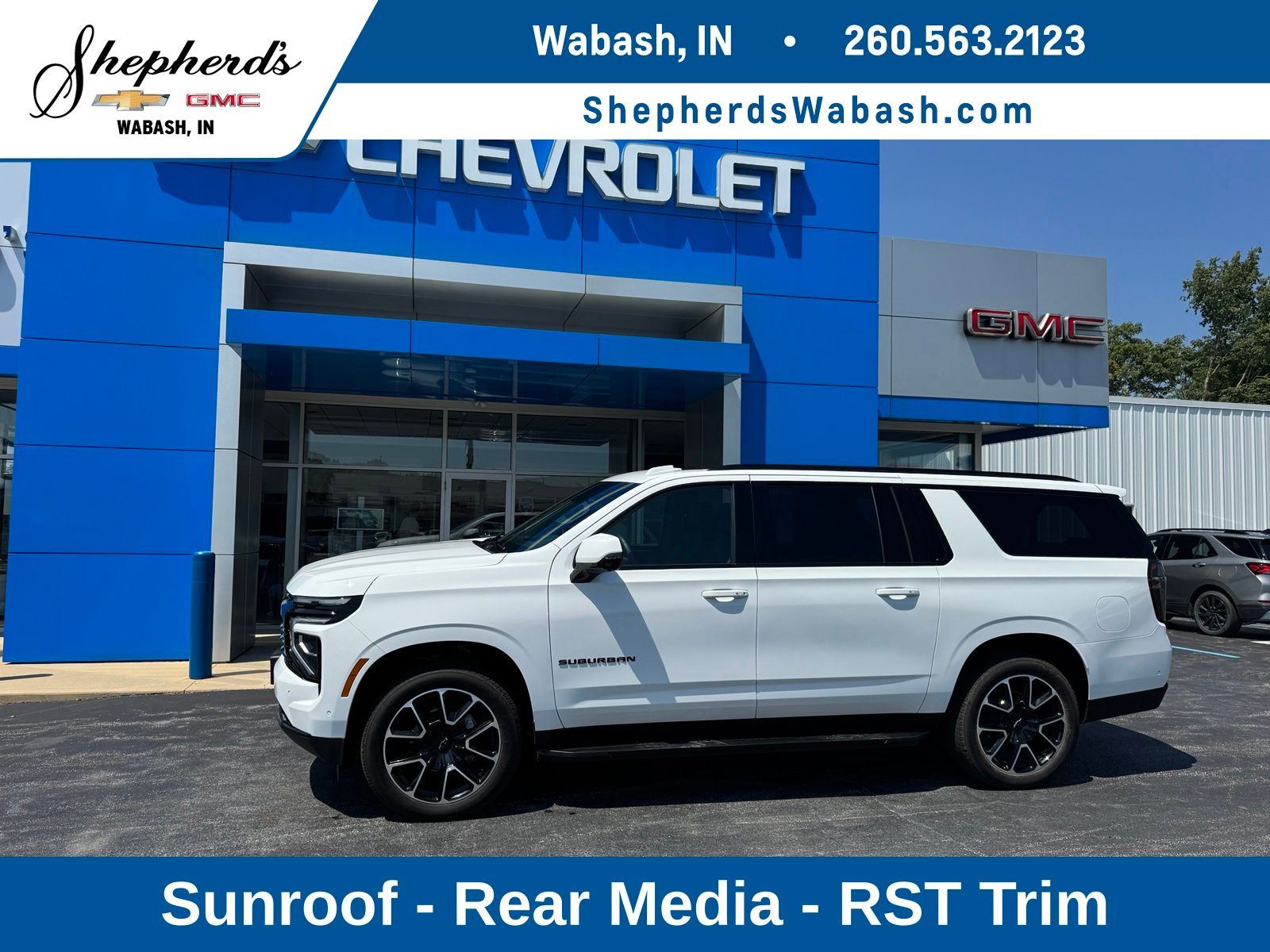 Summit White 2026 Chevrolet Suburban SUV / Crossover Four-Wheel Drive