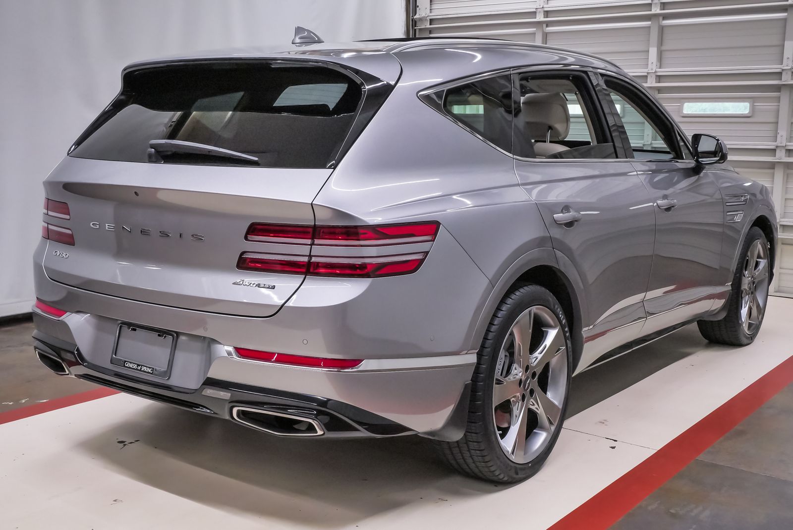 2023 Genesis GV80 3.5T Silver at Emmons Autoplex