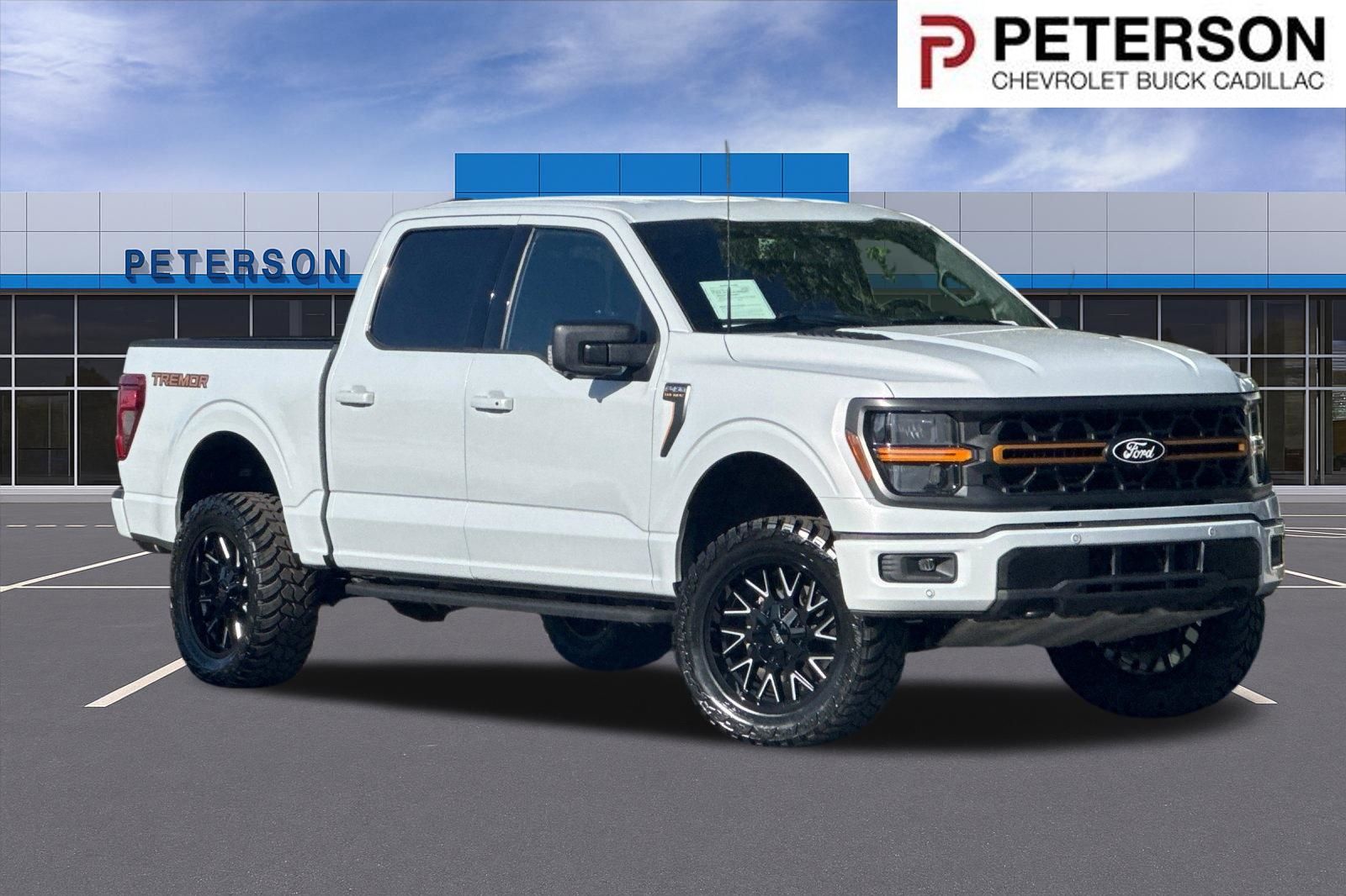 White 2025 Ford F-150 Pickup Truck Four-Wheel Drive Automatic