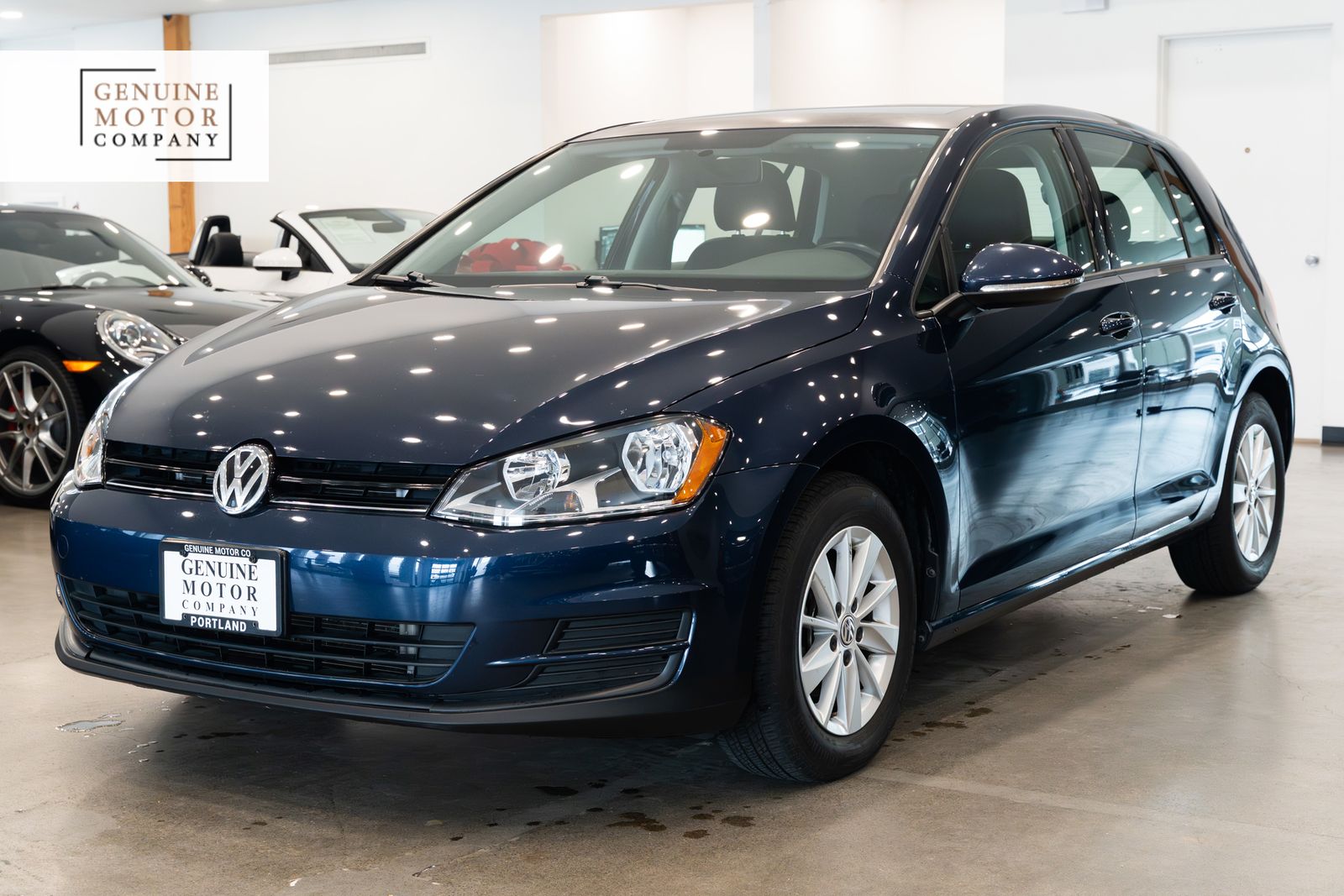 Night Blue Metallic 2015 Volkswagen Golf TSI S FWD Hatchback Front-Wheel Drive 6-Speed Automatic