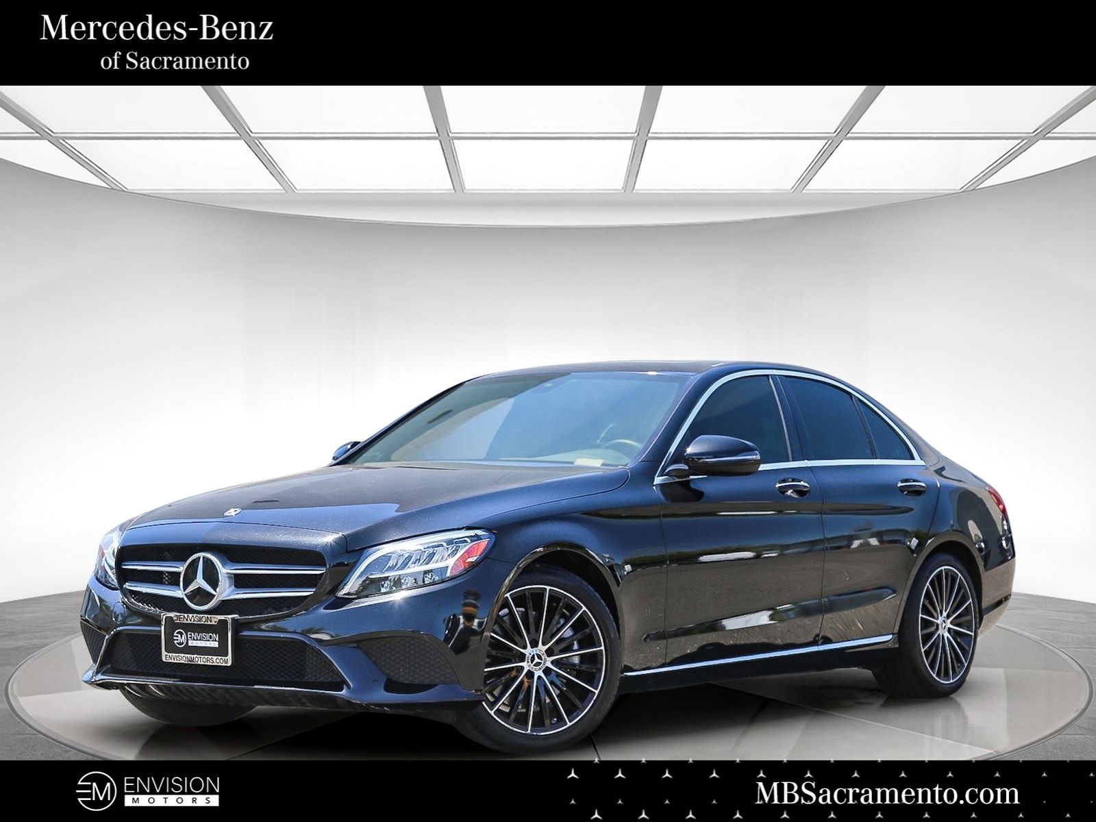 Black 2019 Mercedes-Benz C-Class Sedan Rear-Wheel Drive 9-Speed Automatic