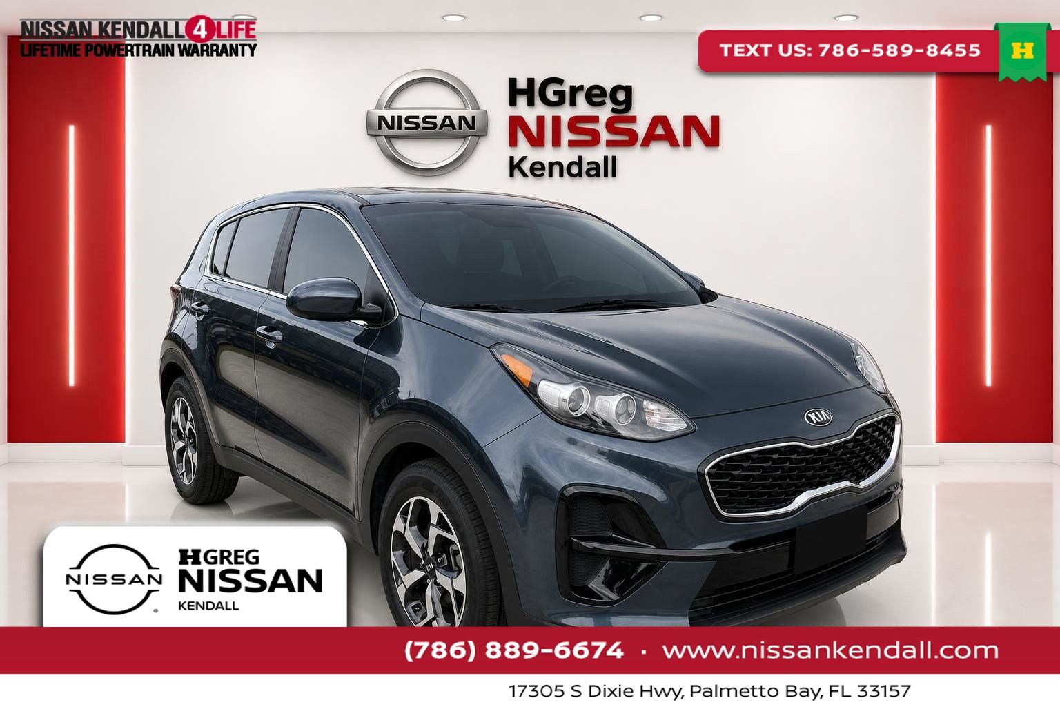 Pacific Blue 2022 Kia Sportage SUV / Crossover Front-Wheel Drive 6-Speed Automatic Overdrive