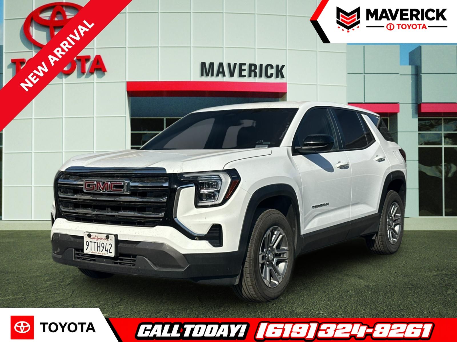 Summit White 2026 GMC Terrain SUV / Crossover Front-Wheel Drive Continuously Variable Transmission