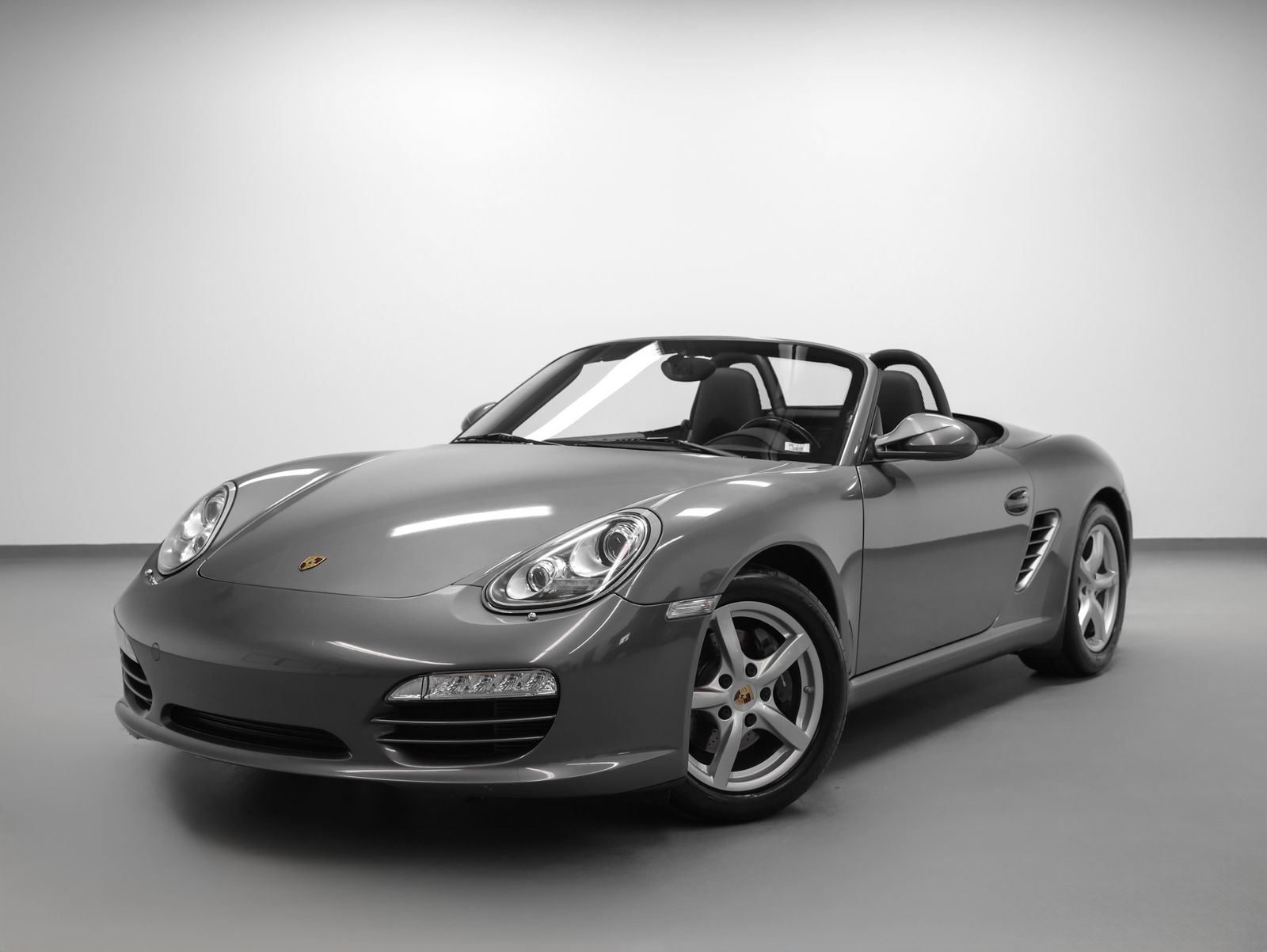 Meteor Gray Metallic 2011 Porsche Boxster RWD Convertible Rear-Wheel Drive 6-Speed Manual Overdrive