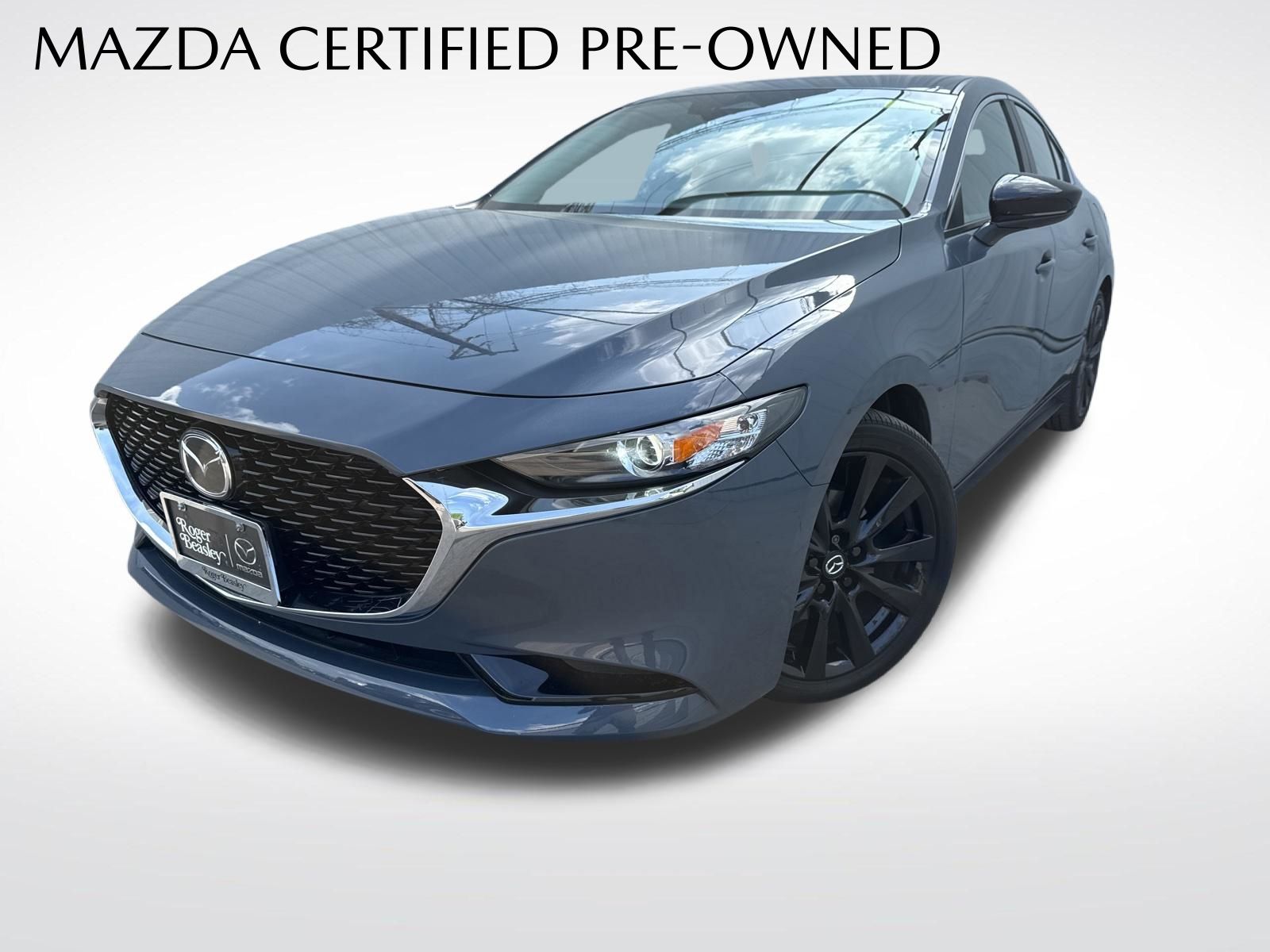 Polymetal Gray Metallic 2025 Mazda MAZDA3 2.5 S Carbon Edition Sedan AWD Sedan All-Wheel Drive 6-Speed Automatic