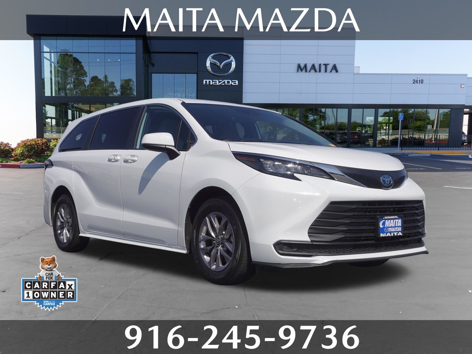 Ice Cap 2025 Toyota Sienna Minivan Front-Wheel Drive Continuously Variable Transmission