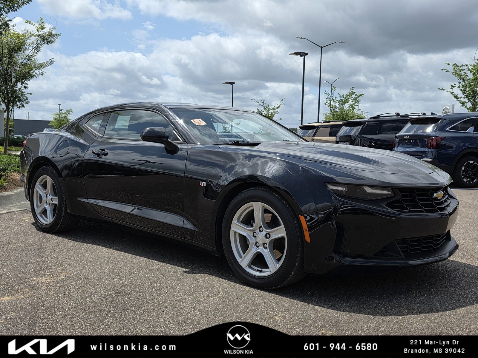 Black 2023 Chevrolet Camaro 1LT Coupe RWD Coupe Rear-Wheel Drive 8-Speed Automatic
