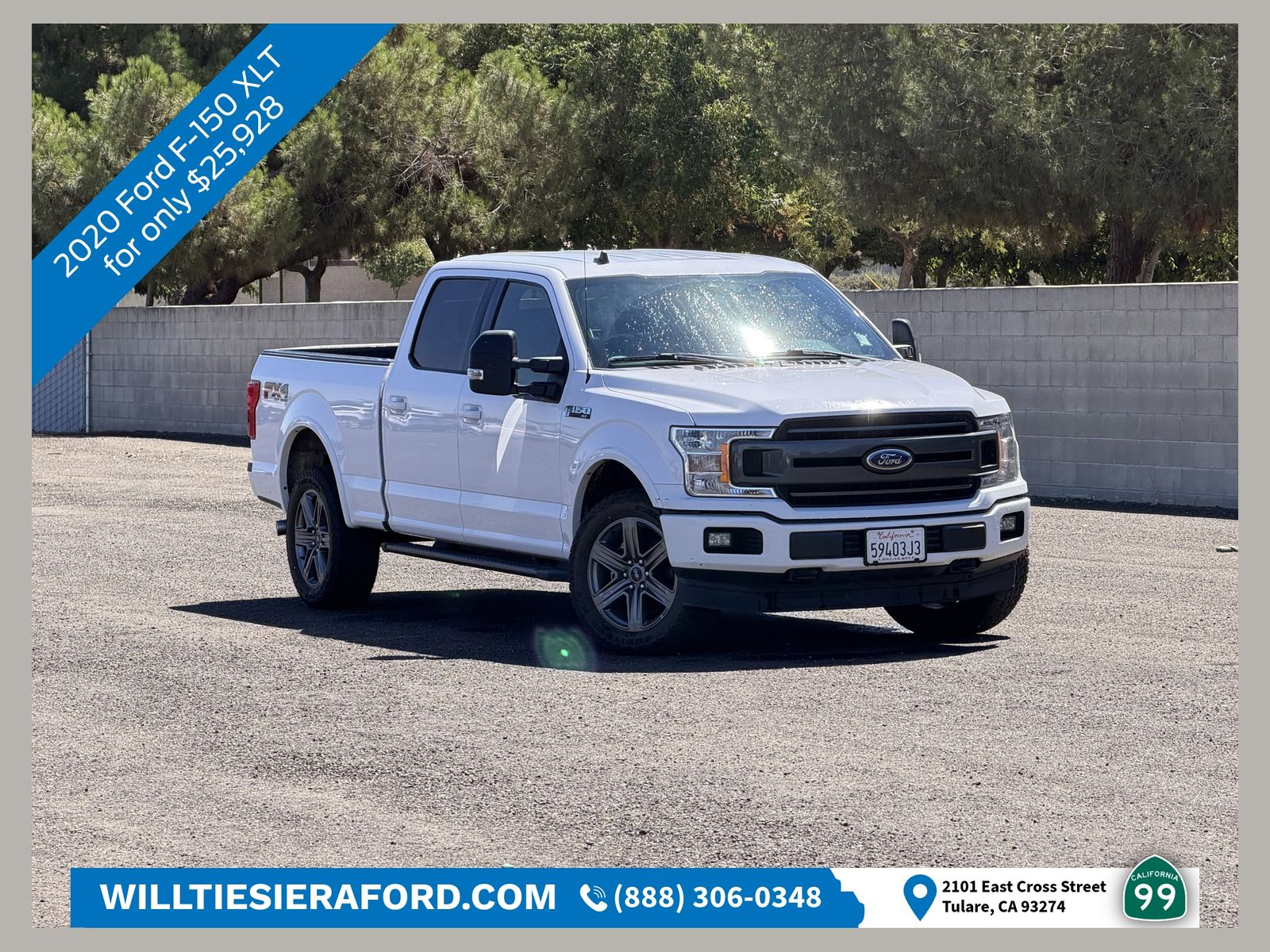 Oxford White 2020 Ford F-150 Pickup Truck Four-Wheel Drive Automatic
