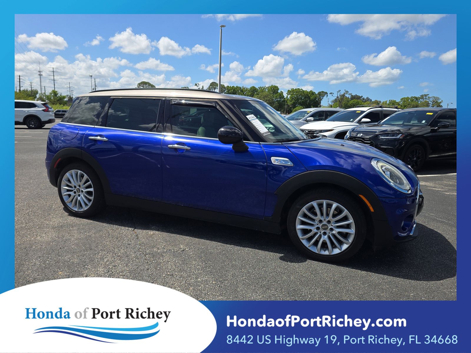 Blue Metallic 2019 MINI Cooper Clubman S FWD Wagon Front-Wheel Drive 6-Speed Automatic