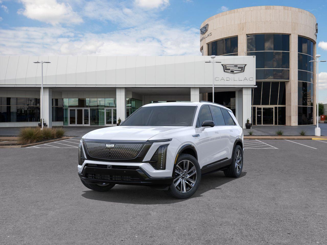 2027 Cadillac VISTIQ Sport White at Bayway Cadillac of The Woodlands