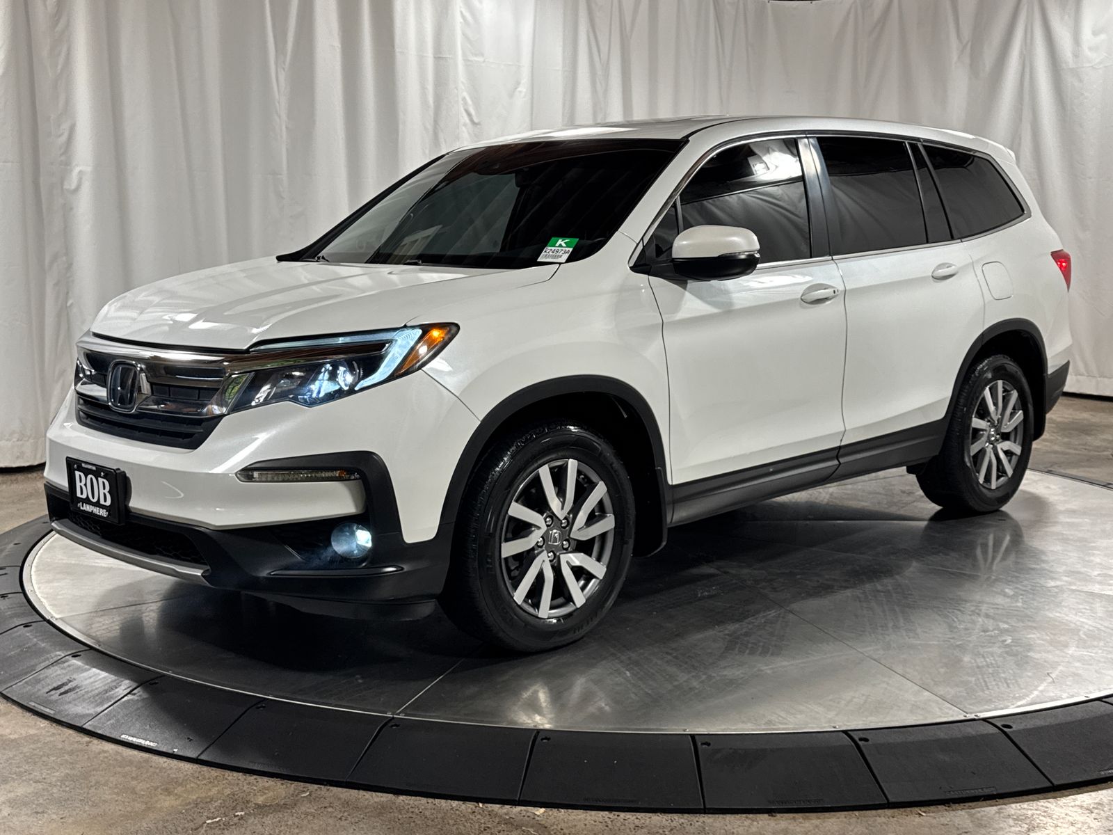 Platinum White Pearl 2020 Honda Pilot EX-L AWD SUV / Crossover All-Wheel Drive 6-Speed Automatic
