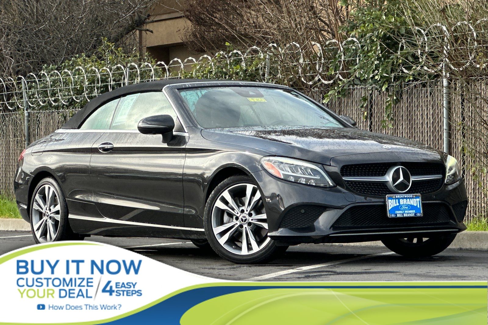 Graphite Gray Metallic 2022 Mercedes-Benz C-Class C 300 Cabriolet RWD Convertible Rear-Wheel Drive 9-Speed Automatic