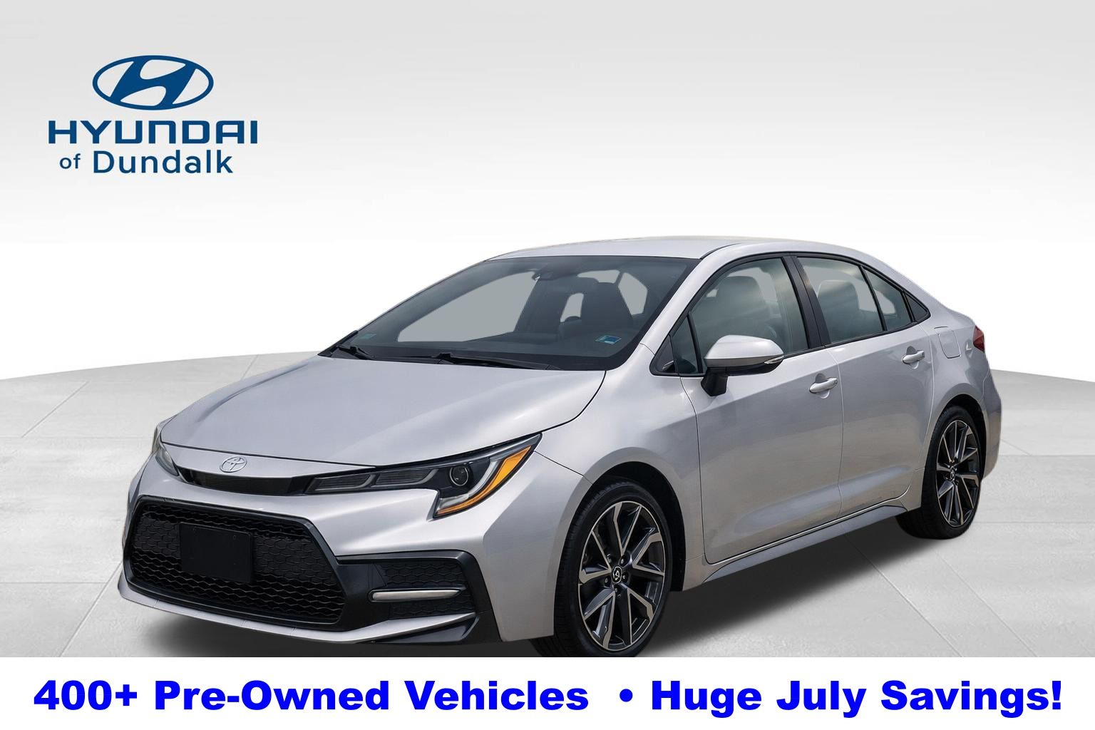Classic Silver Metallic 2021 Toyota Corolla Sedan Front-Wheel Drive Continuously Variable Transmission