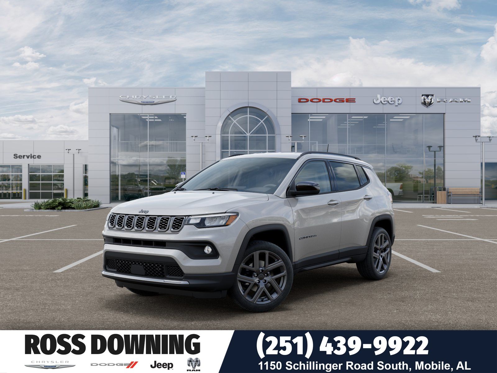 Silver Zynith Metallic Clearcoat 2026 Jeep Compass SUV / Crossover Four-Wheel Drive 8-Speed Automatic