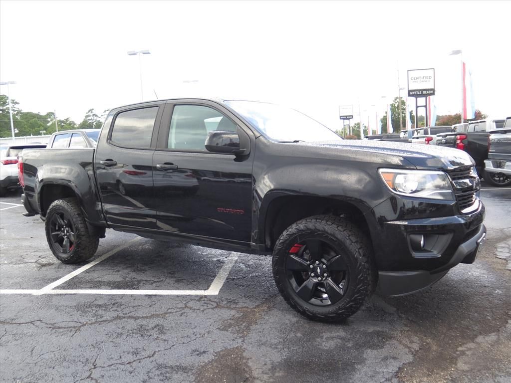 Black 2019 Chevrolet Colorado Pickup Truck Four-Wheel Drive 8-Speed Automatic