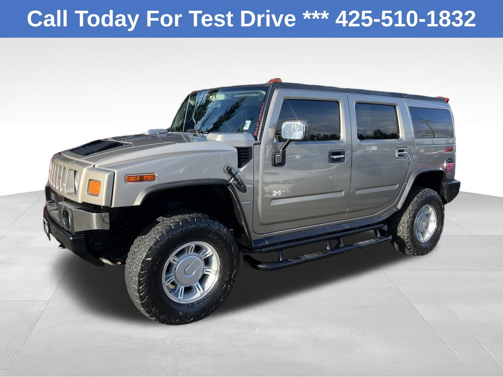 Pewter Metallic 2005 Hummer H2 SUV / Crossover Four-Wheel Drive 4-Speed Automatic Overdrive