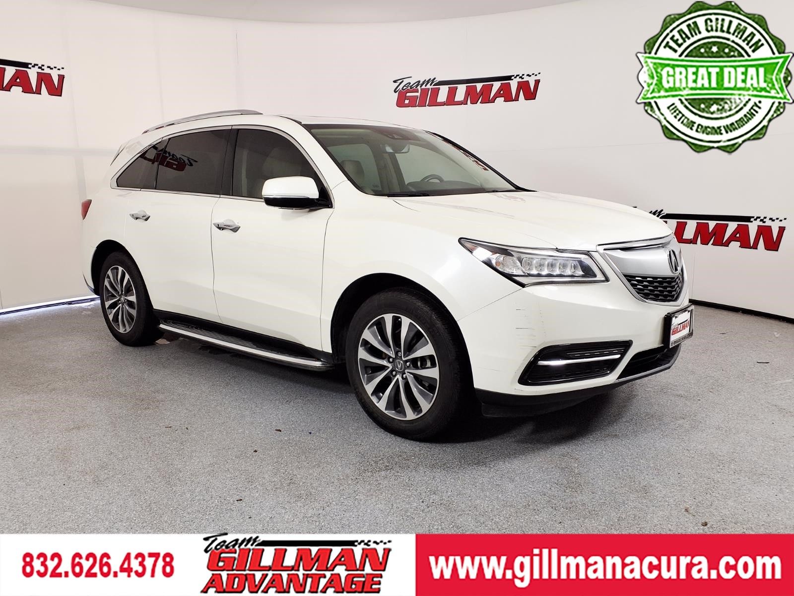 White Diamond Pearl 2016 Acura MDX SH-AWD with Technology Package SUV / Crossover All-Wheel Drive 9-Speed Automatic