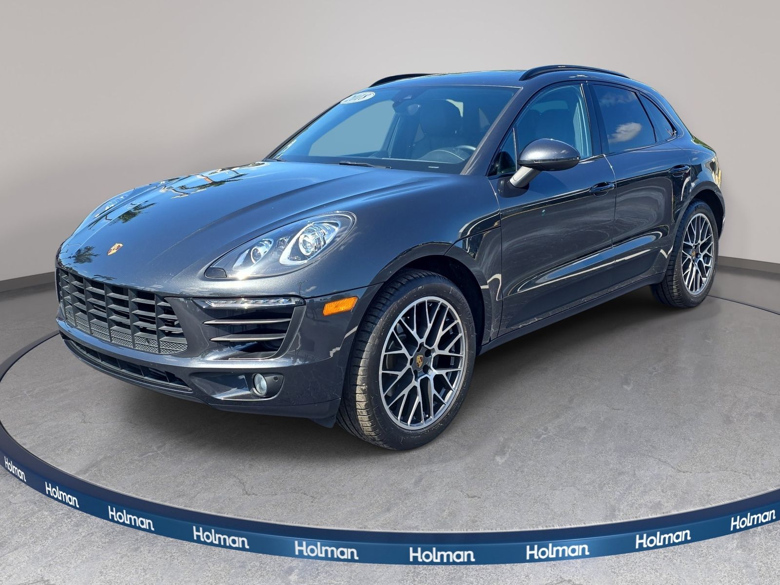 Gray (Volcano Grey Metallic) 2018 Porsche Macan SUV / Crossover All-Wheel Drive 7-Speed Automatic