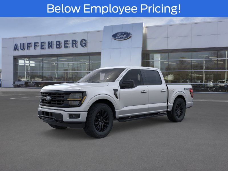 Silver Metallic 2026 Ford F-150 XLT SuperCrew 4WD Pickup Truck Four-Wheel Drive Automatic