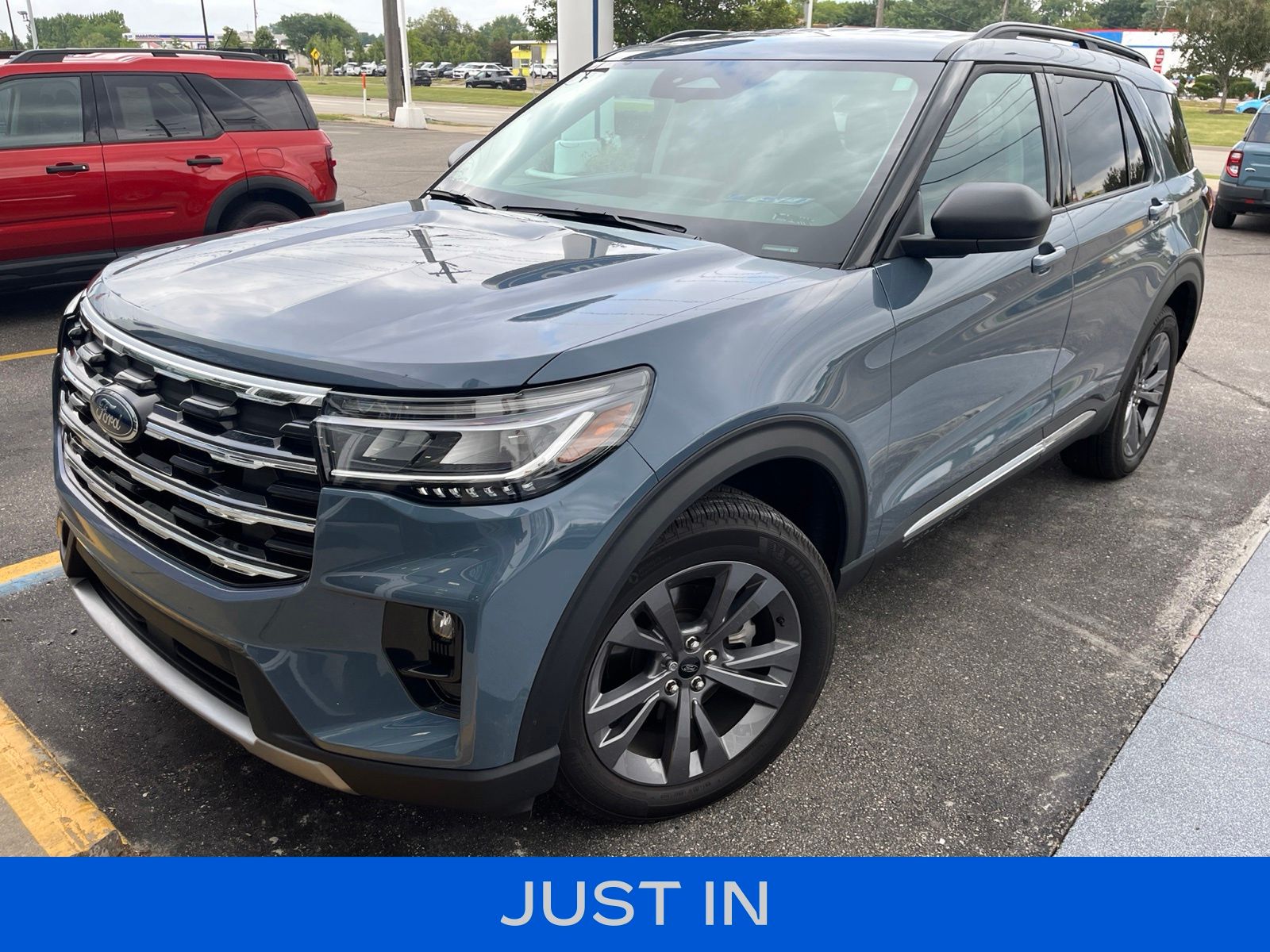 Vapor Blue Metallic 2025 Ford Explorer SUV / Crossover All-Wheel Drive Automatic