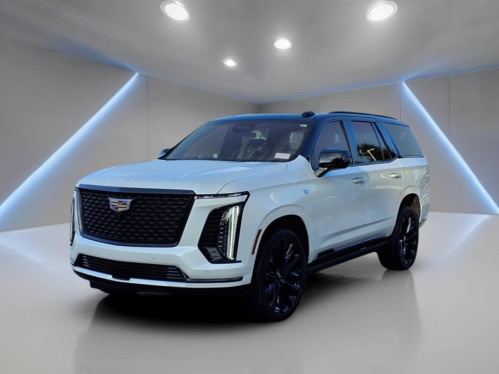 Crystal White Tricoat 2025 Cadillac Escalade SUV / Crossover Rear-Wheel Drive 10-Speed Automatic