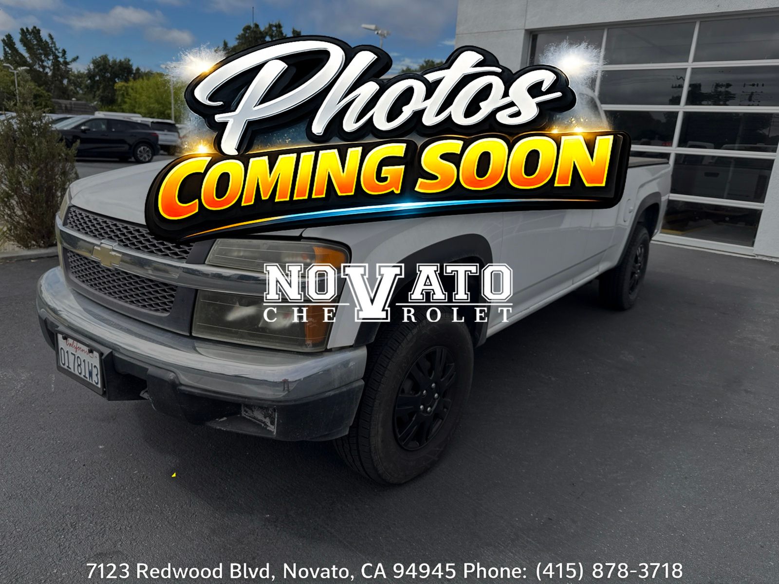 Summit White 2008 Chevrolet Colorado Pickup Truck Four-Wheel Drive 4-Speed Automatic Overdrive