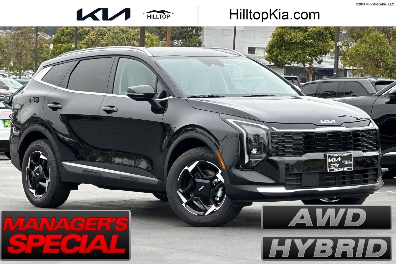 Fusion Black 2026 Kia Sportage Hybrid SUV / Crossover All-Wheel Drive 6-Speed Automatic