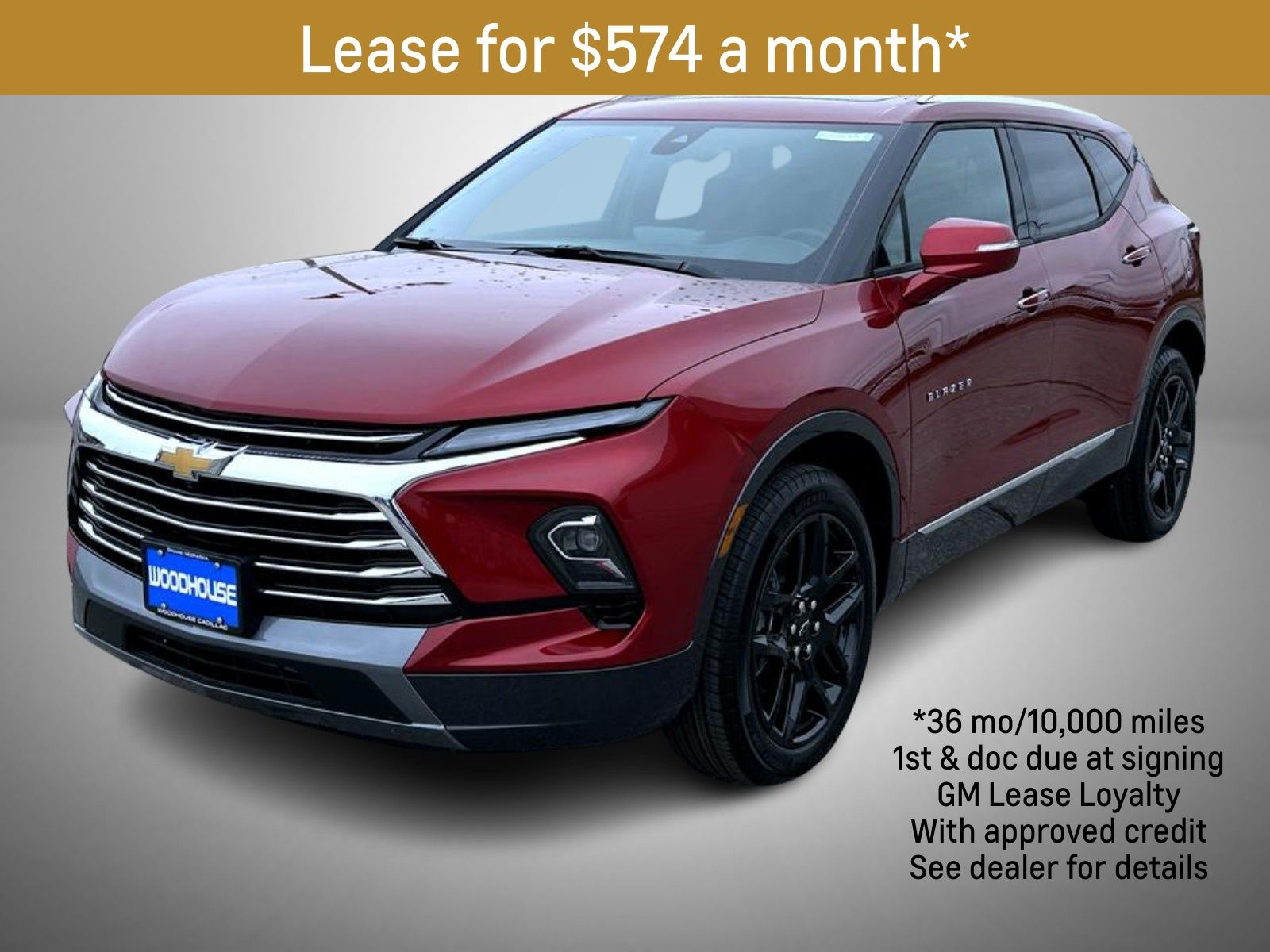 Radiant Red Tintcoat 2025 Chevrolet Blazer SUV / Crossover Front-Wheel Drive 9-Speed Automatic Overdrive