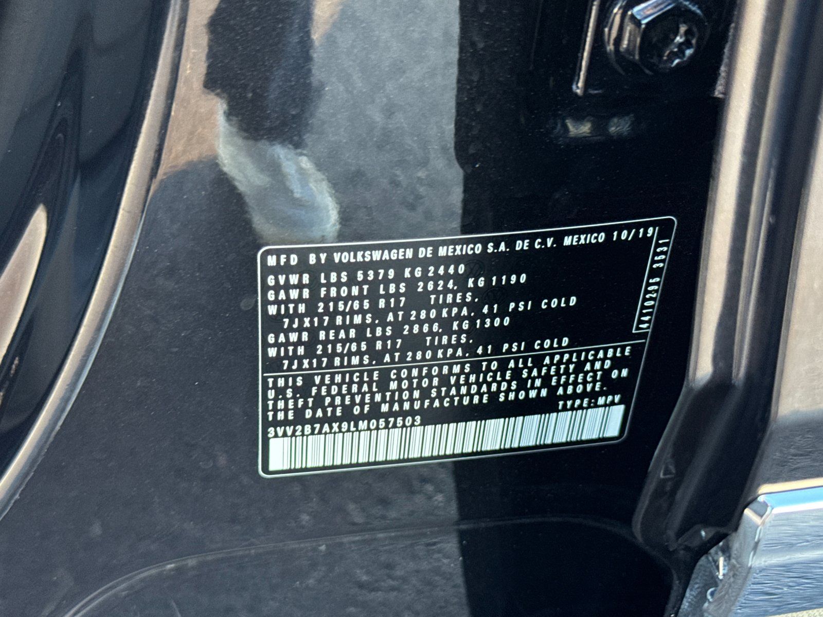 used 2020 Volkswagen Tiguan car, priced at $17,498