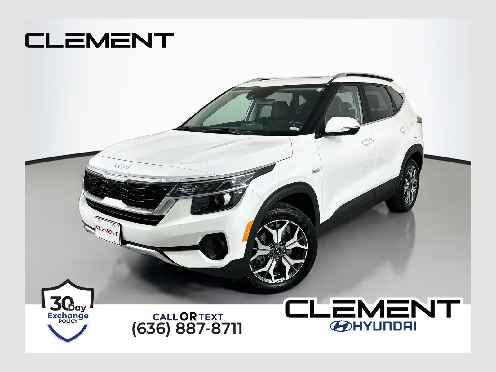Snow White Pearl 2022 Kia Seltos SUV / Crossover All-Wheel Drive Continuously Variable Transmission