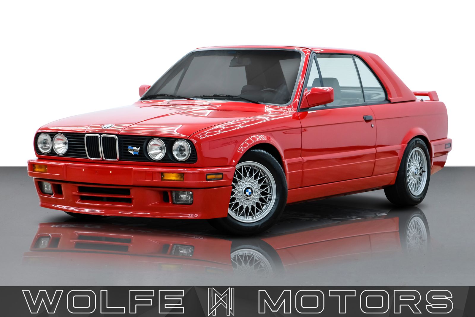 Black 1991 BMW 3 Series Convertible Rear-Wheel Drive 4-Speed Automatic
