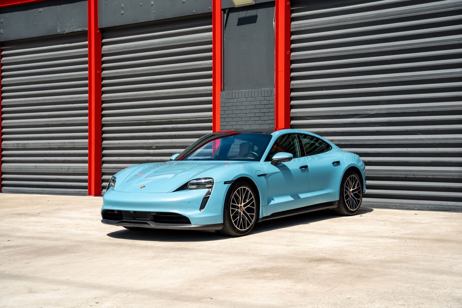 Blue 2023 Porsche Taycan Sedan Rear-Wheel Drive 2-Speed Automatic