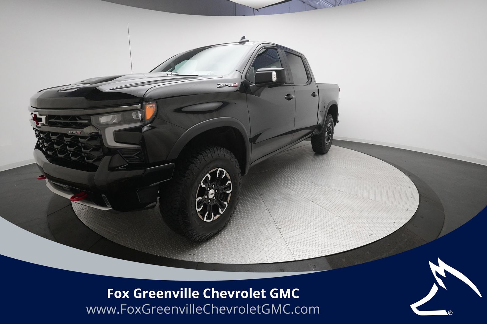Black 2023 Chevrolet Silverado 1500 Pickup Truck Four-Wheel Drive Automatic