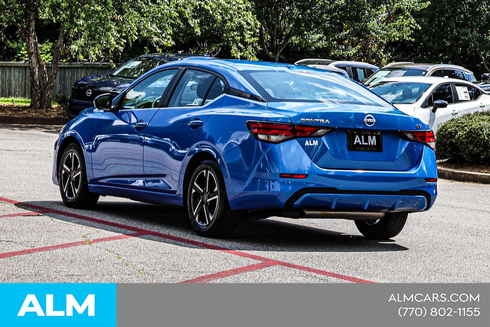 Used 2024 Blue Nissan SV image 9