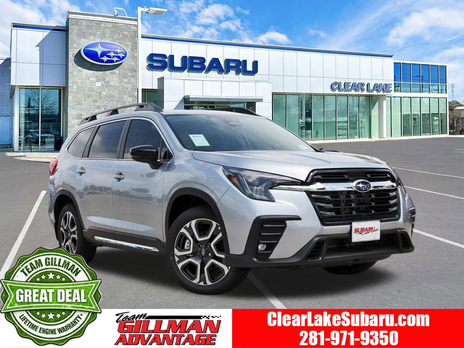 Silver Metallic 2026 Subaru Ascent Limited 7-Passenger AWD SUV / Crossover All-Wheel Drive Continuously Variable Transmission