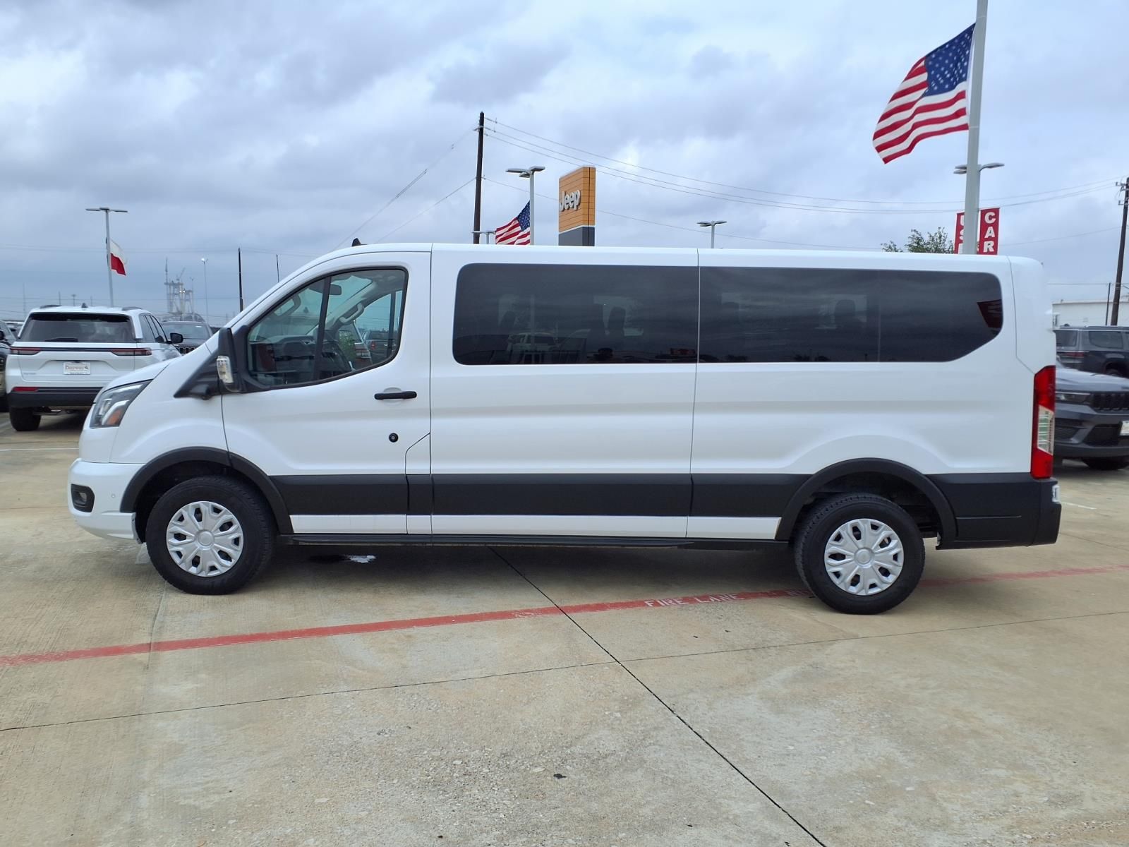 2023 Ford Transit-350 XLT White at North Houston Mitsubishi