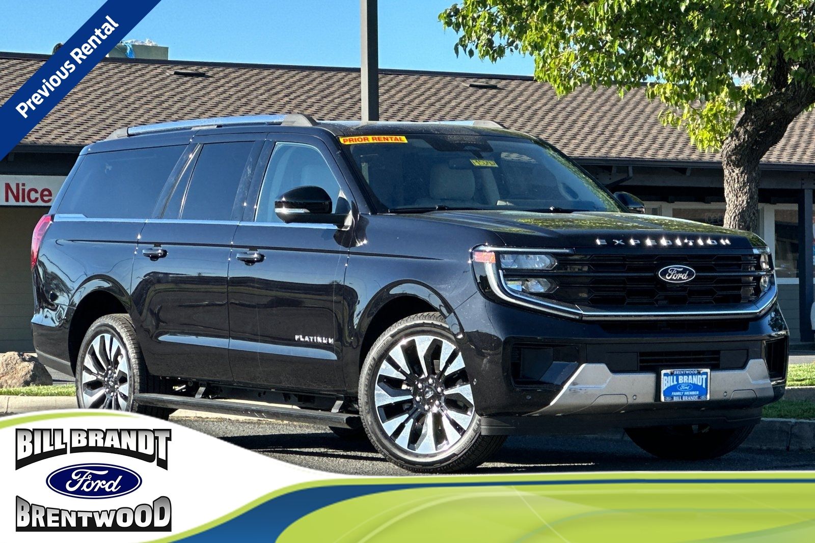 Black Metallic 2025 Ford Expedition MAX Platinum 4WD SUV / Crossover Four-Wheel Drive Automatic