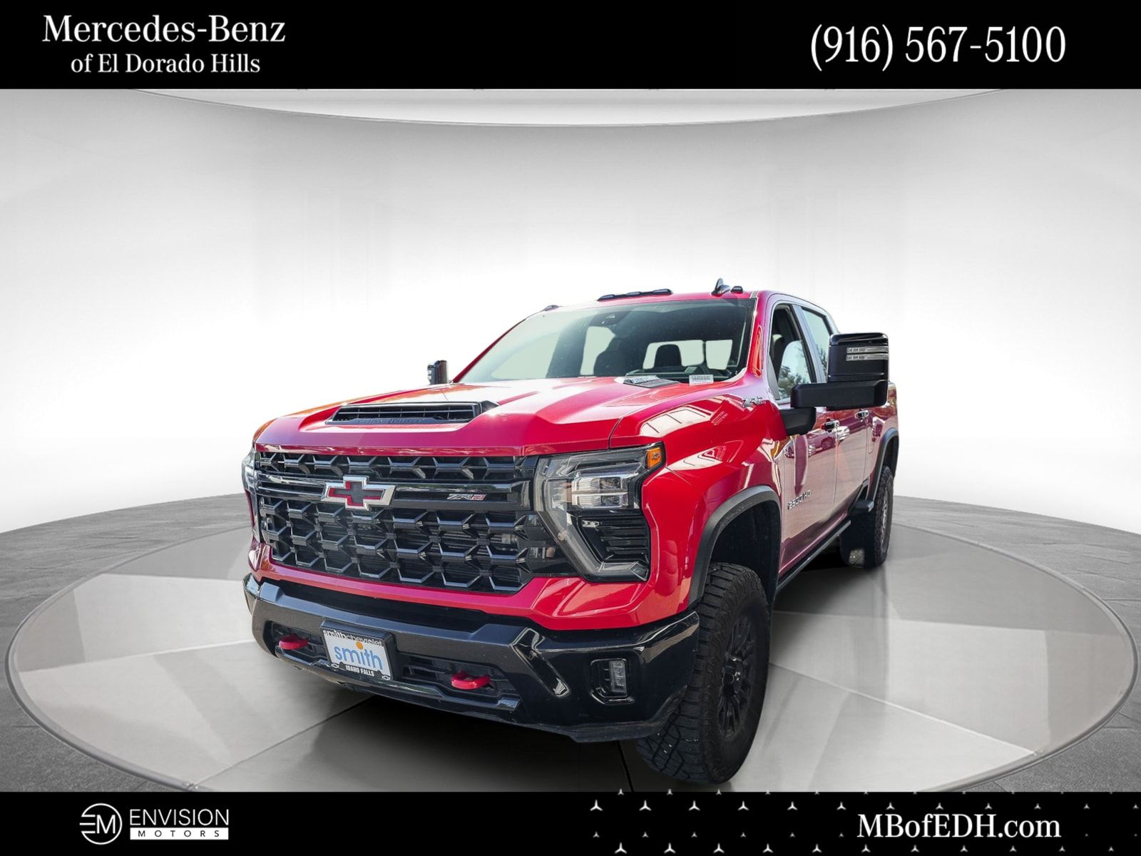 Red Hot 2024 Chevrolet Silverado 2500HD ZR2 Crew Cab 4WD Pickup Truck Four-Wheel Drive Automatic