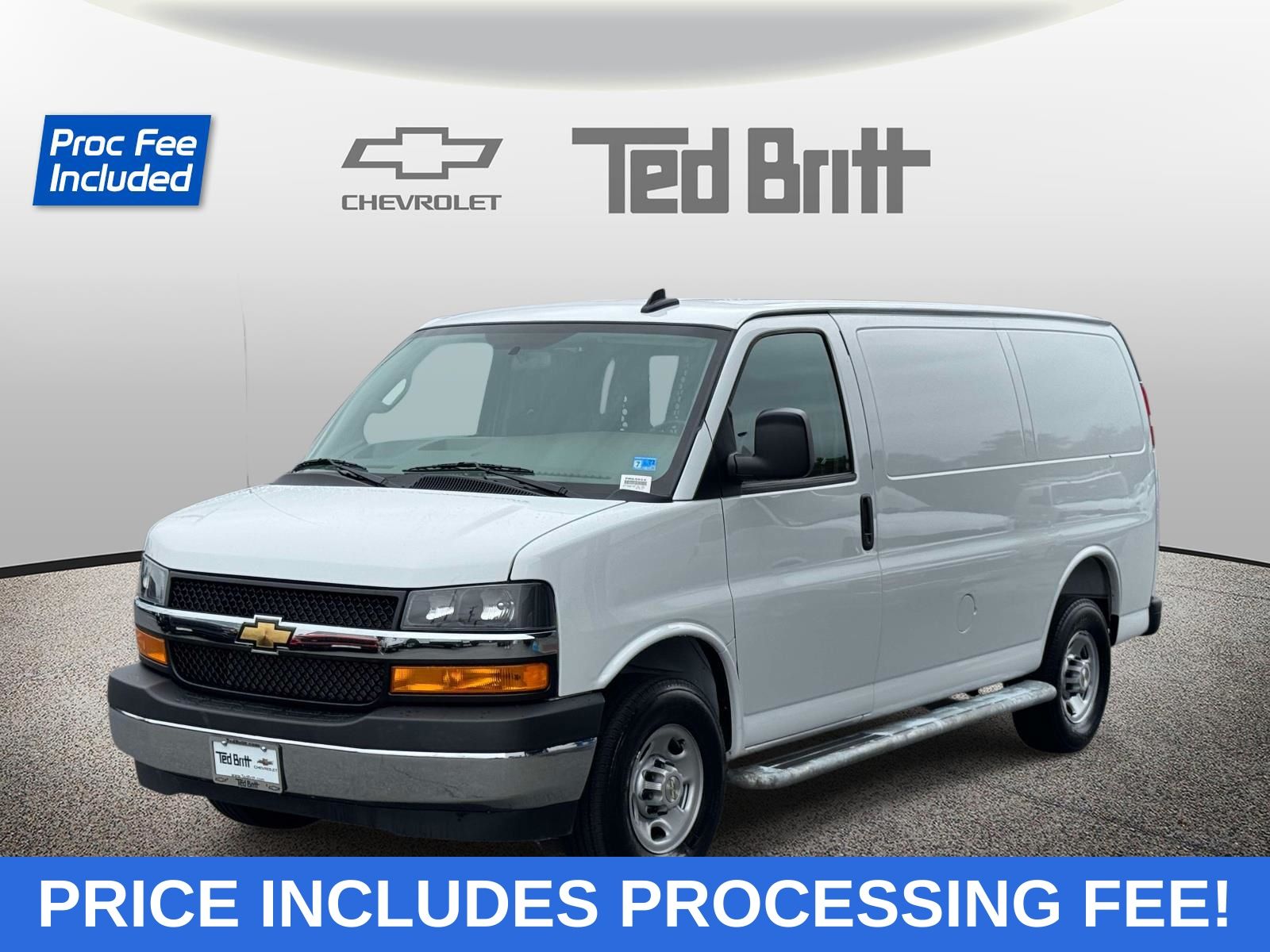 Summit White 2025 Chevrolet Express Cargo Van Rear-Wheel Drive 8-Speed Automatic Overdrive
