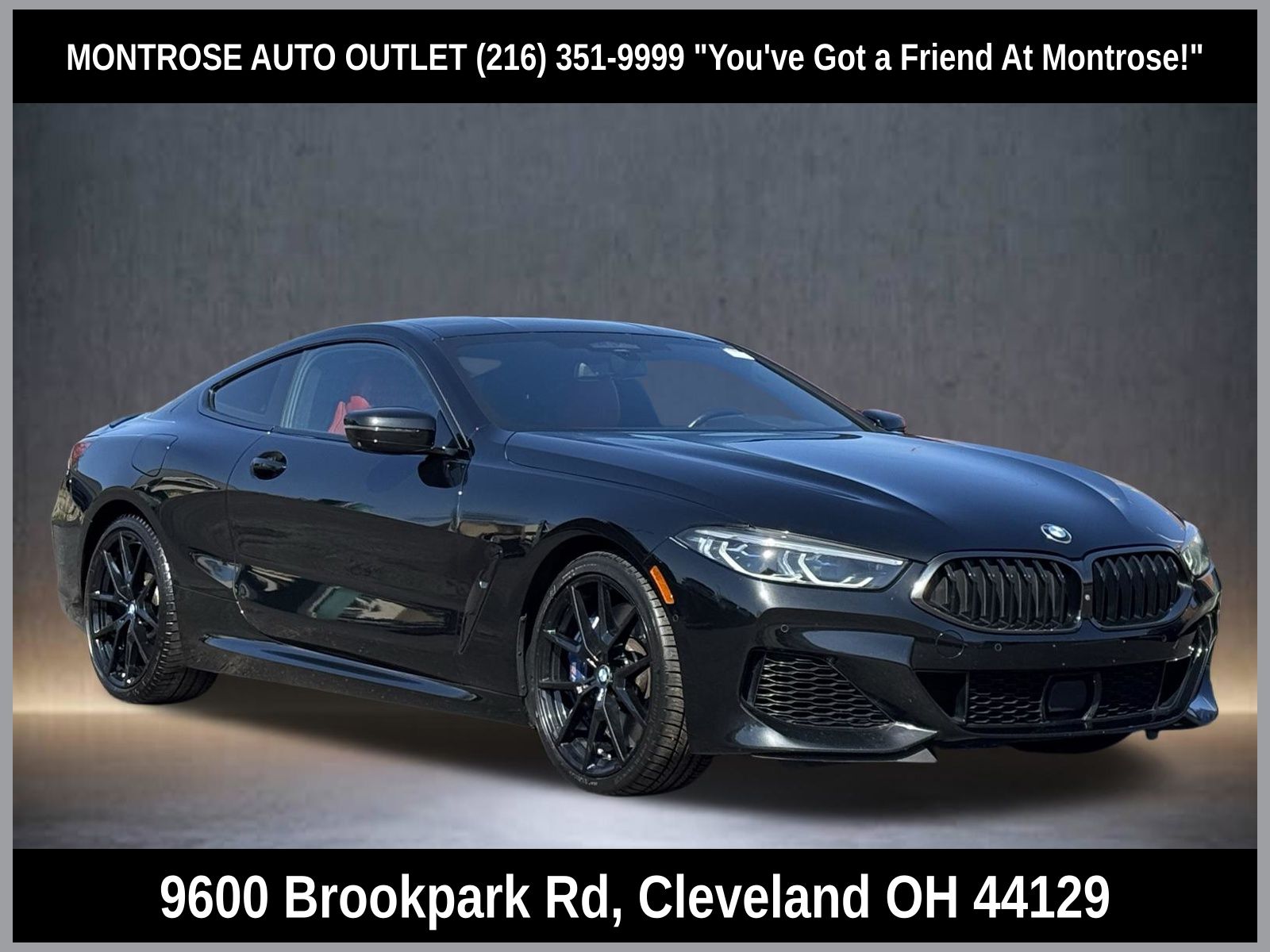 Black Sapphire Metallic 2019 BMW 8 Series M850i xDrive Coupe AWD Coupe All-Wheel Drive 8-Speed Automatic