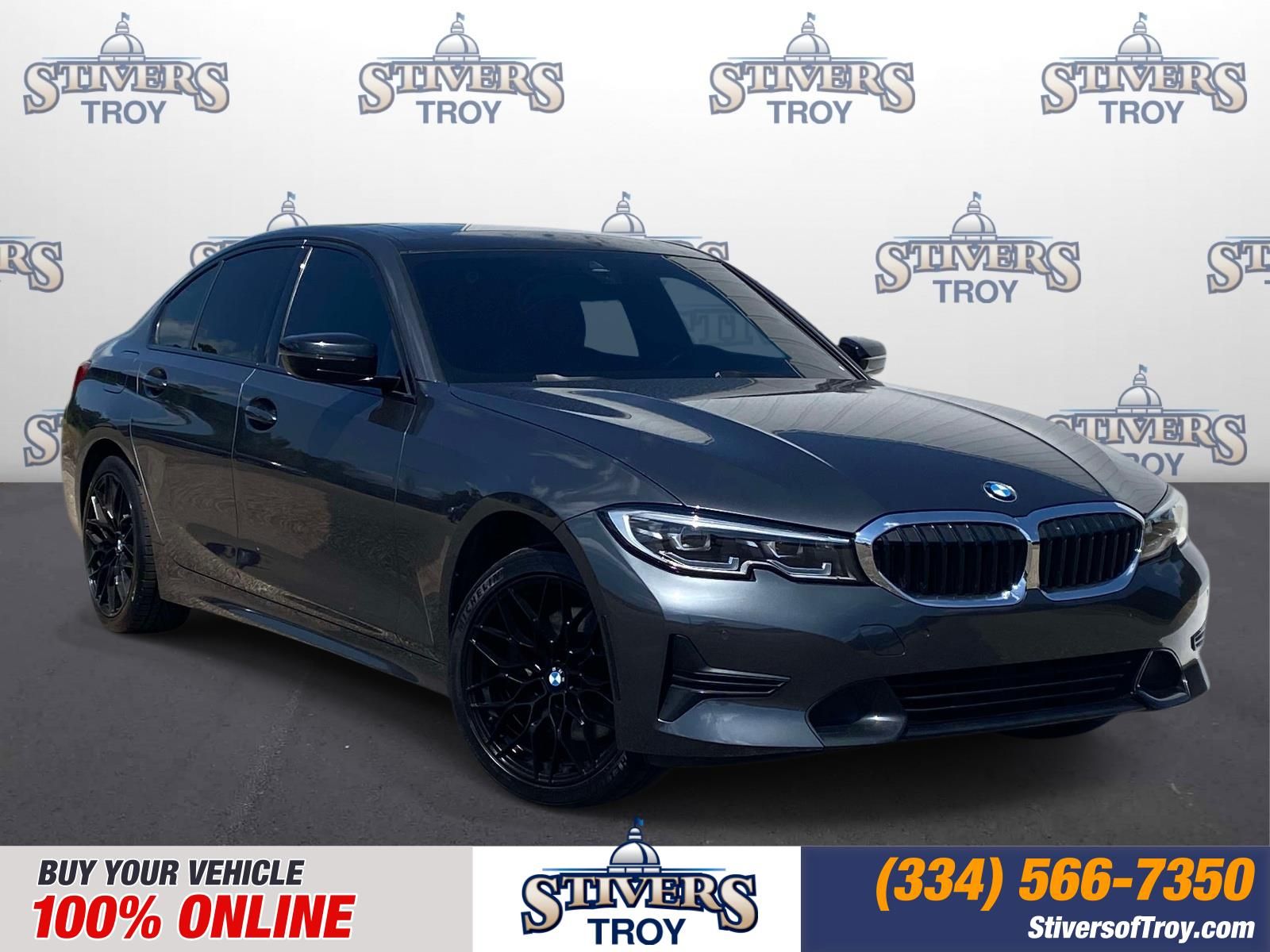 Mineral Gray Metallic 2021 BMW 3 Series Sedan All-Wheel Drive 8-Speed Automatic
