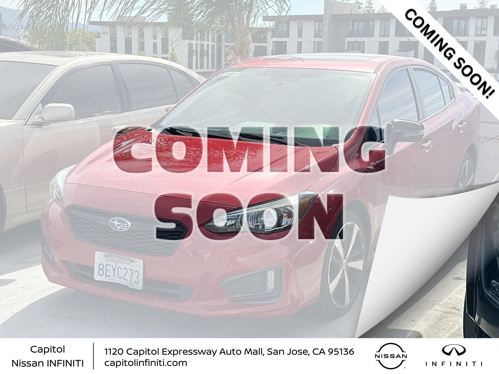 Lithium Red Pearl 2018 Subaru Impreza Sedan All-Wheel Drive Continuously Variable Transmission