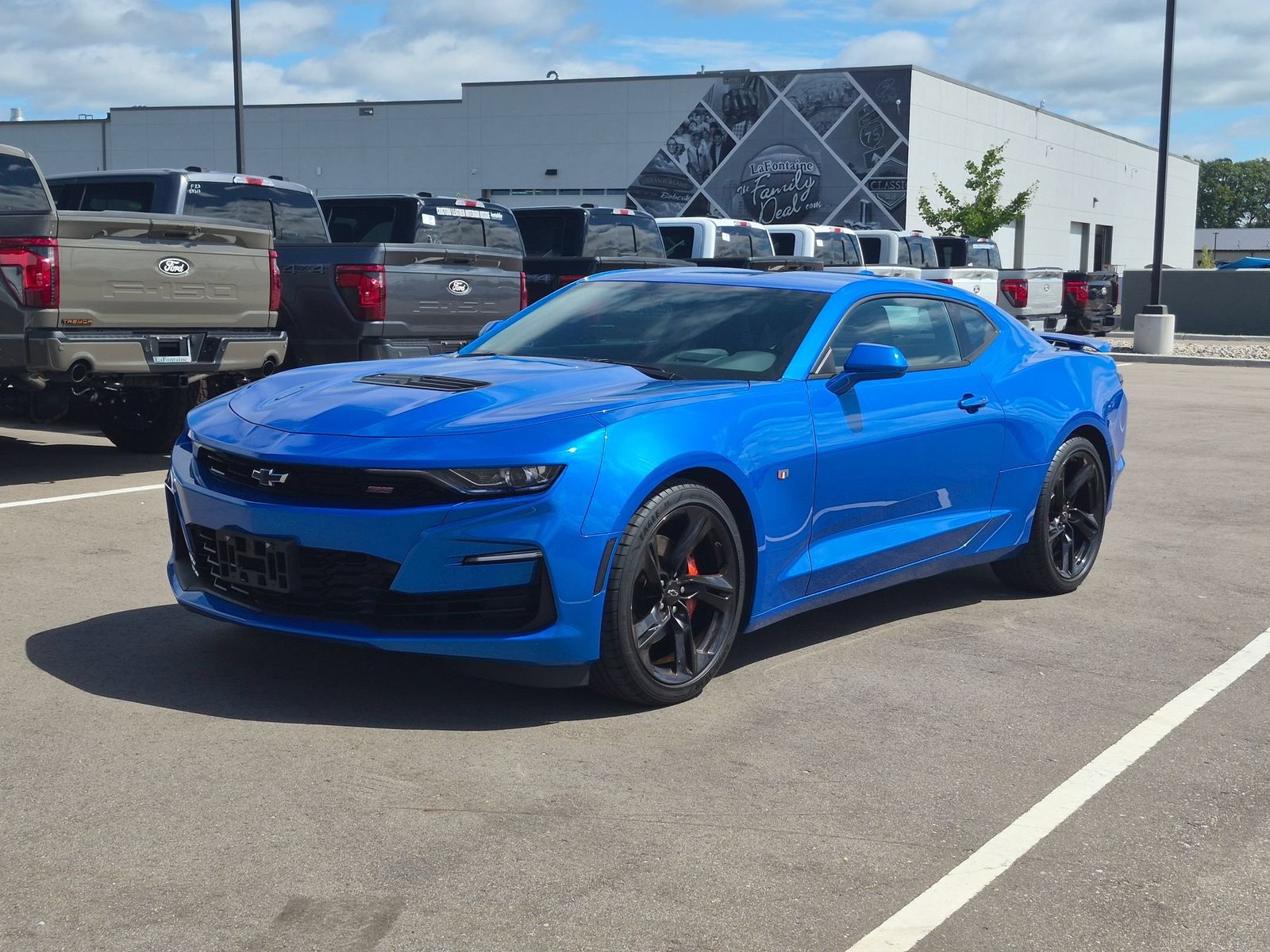 Riptide Blue 2024 Chevrolet Camaro Coupe Rear-Wheel Drive Manual