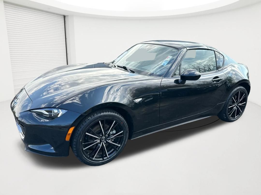 Jet Black Mica 2025 Mazda MX-5 Miata Convertible Rear-Wheel Drive 6-Speed Automatic