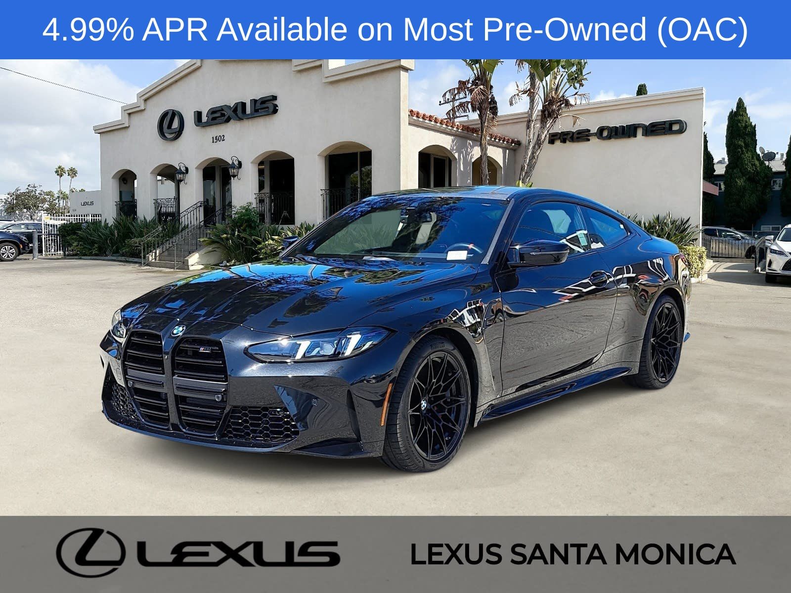 Black Sapphire Metallic 2025 BMW M4 Coupe Rear-Wheel Drive 8-Speed Automatic