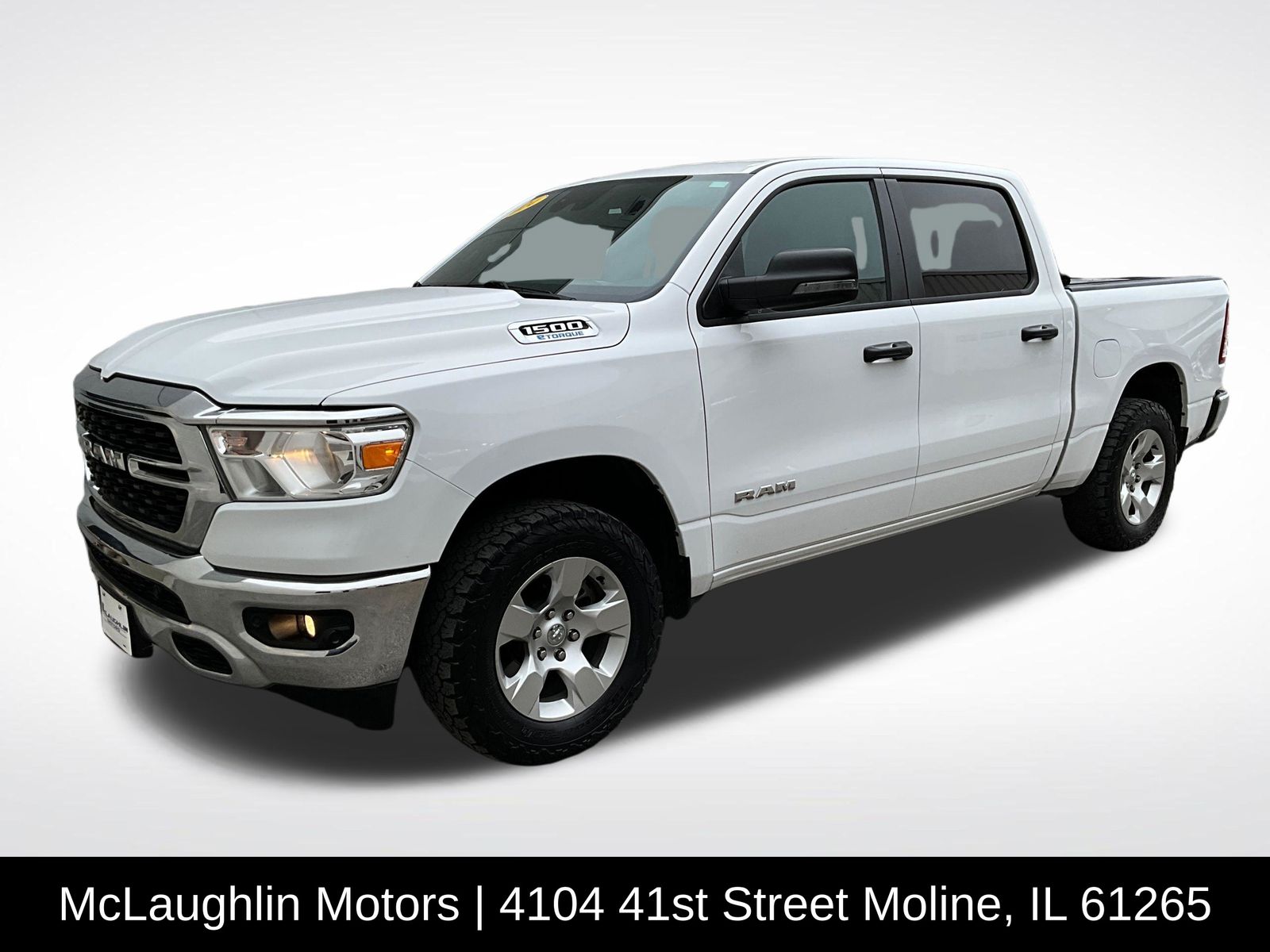 Bright White Clearcoat 2024 RAM 1500 Pickup Truck Four-Wheel Drive 8-Speed Automatic