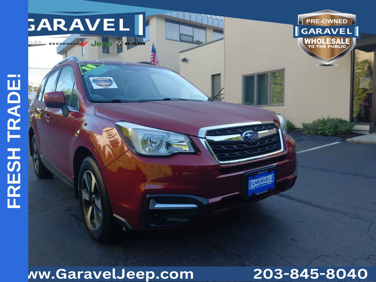 Venetian Red Pearl 2018 Subaru Forester SUV / Crossover All-Wheel Drive Continuously Variable Transmission